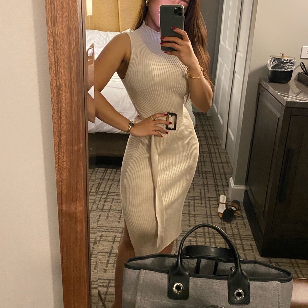 Knit Midi Dress